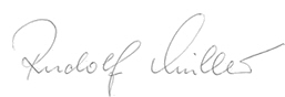 Rudolf Müller Fuggerbank Berater Signatur von Rudolf Müller Fuggerbank Berater